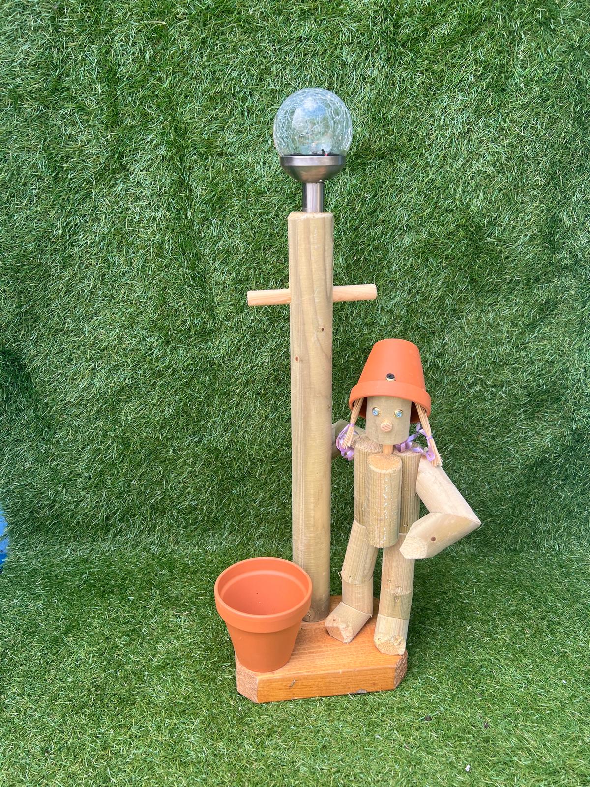 Little Girl or Boy with Solar Lamp šš”š¼