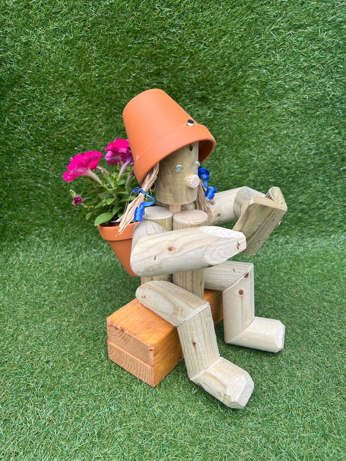 Girl or Boy reading a book