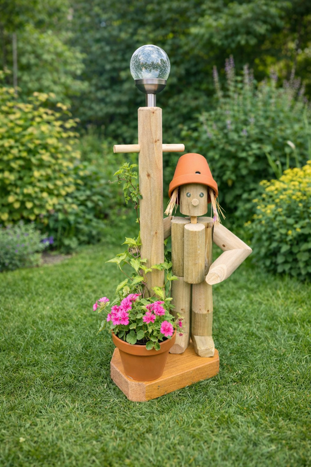 Little Girl or Boy with Solar Lamp