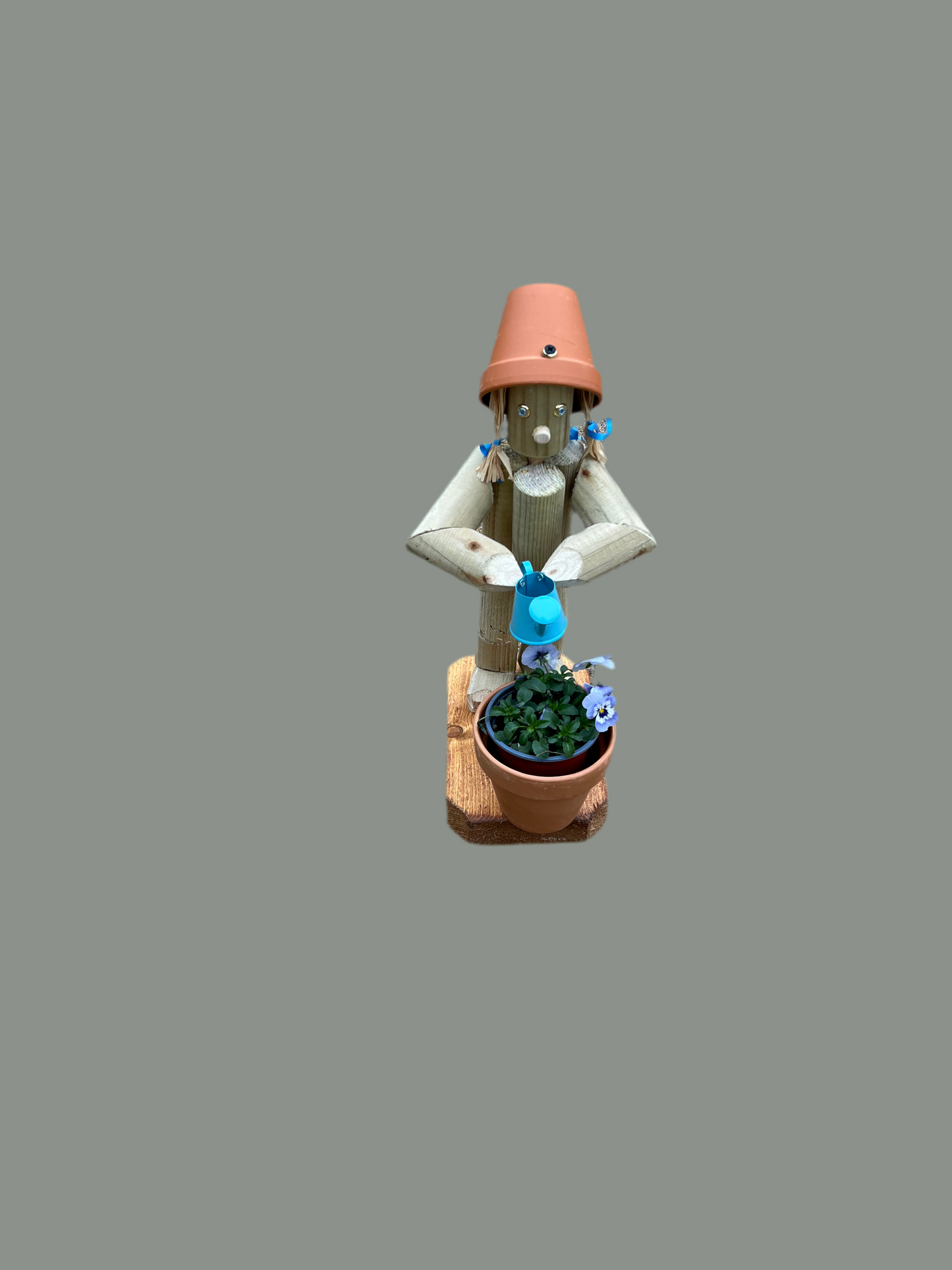 Little Girl or Boy holding a watering can