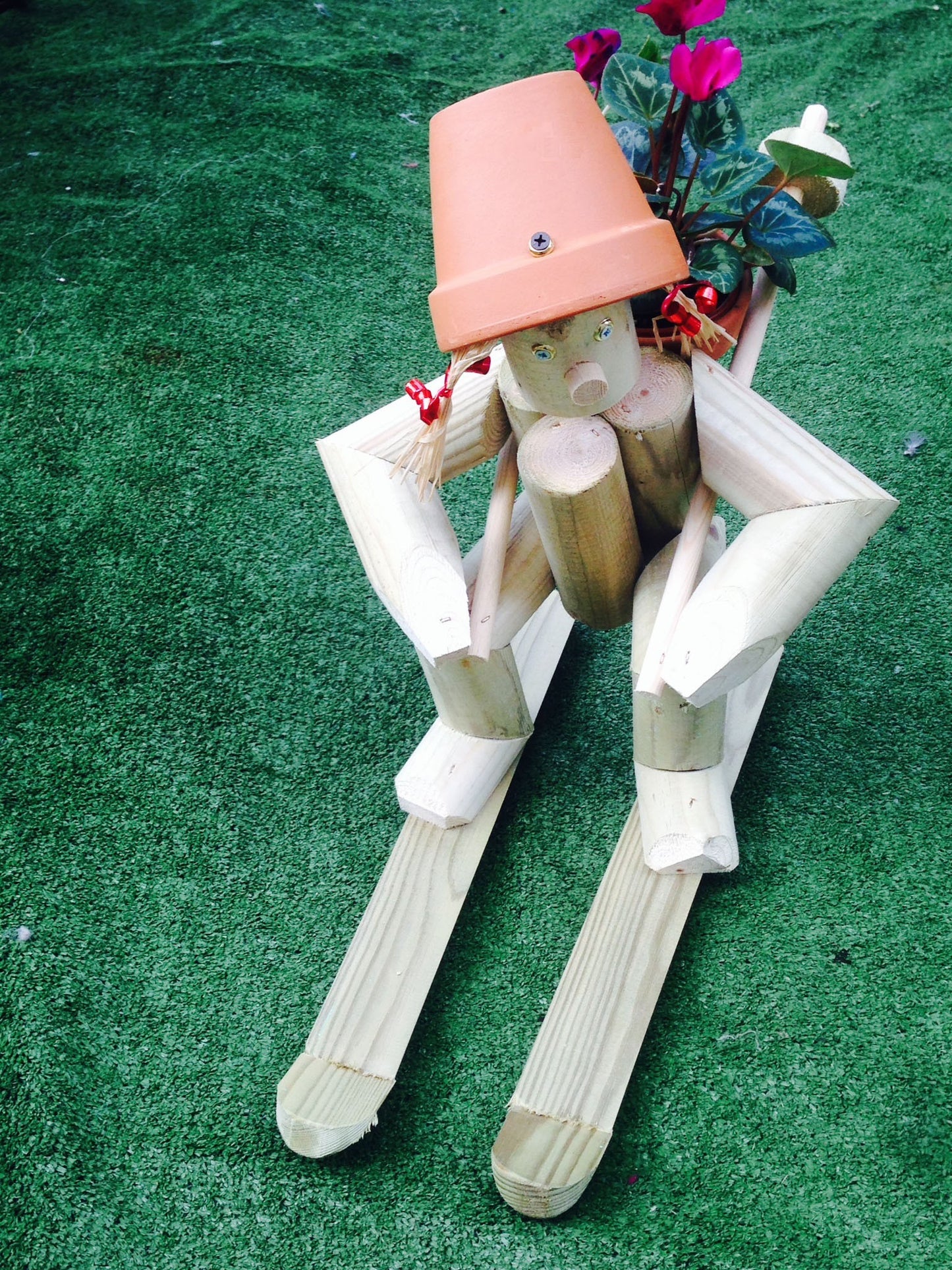 Girl or Boy on Skiing