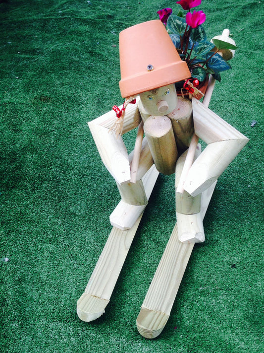 Girl or Boy on Skiing