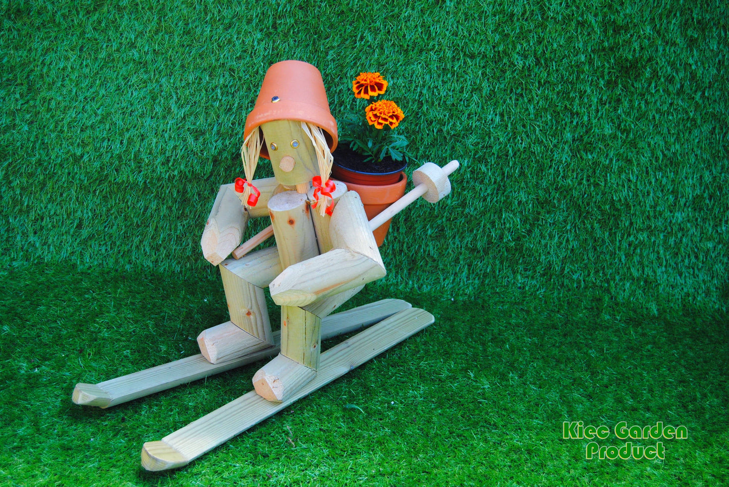 Girl or Boy on Skiing