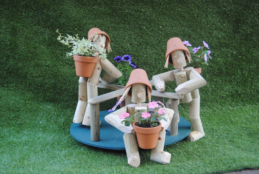 Triple on the carousel