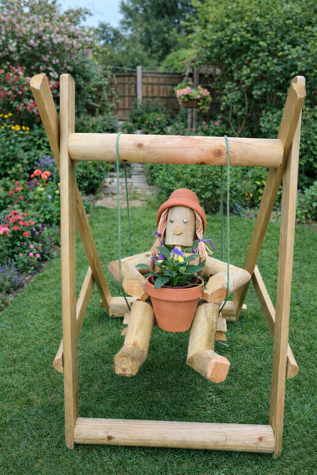 Girl or Boy  sitting on a swing