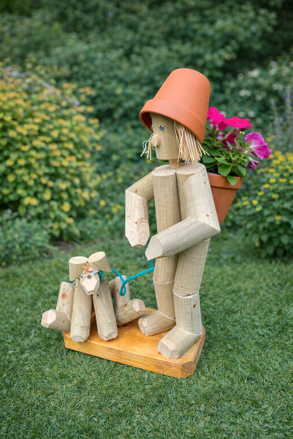 Girl or boy with a dog
