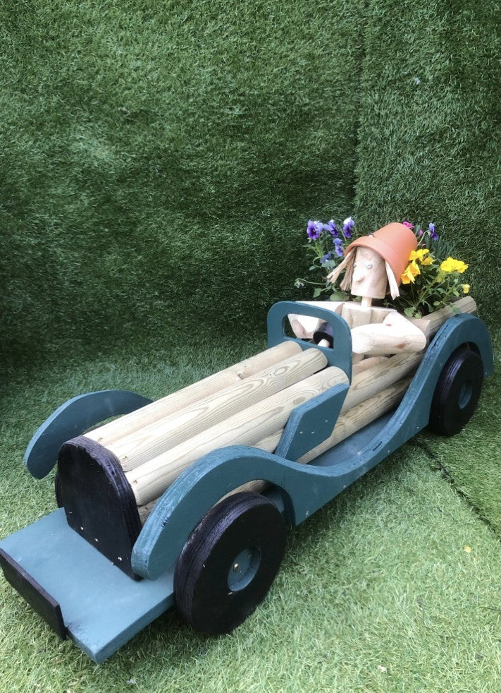 Girl or Boy Wooden sports car